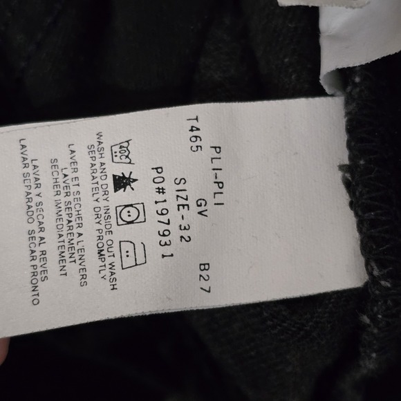 Vintage Y2K Tommy Hilfiger Black Denim Jean Shorts Mens 32 Skater Street Jorts - Picture 9 of 10